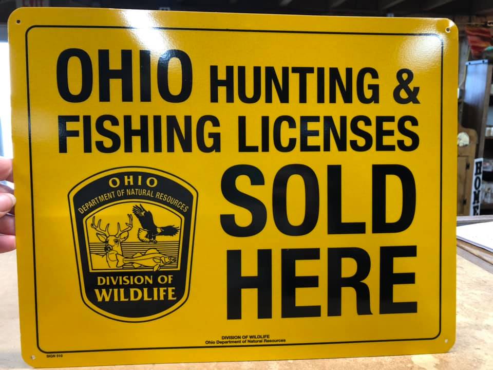 Ohio Hunting & Fishing Licenses Sold Here Jones Country Store